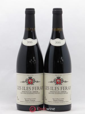IGP Ardèche Les Iles Feray Gonon (Domaine)  2015 - Lot of 2 Bottles