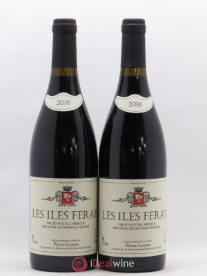 IGP Ardèche Les Iles Feray Gonon (Domaine)  2016 - Lot of 2 Bottles
