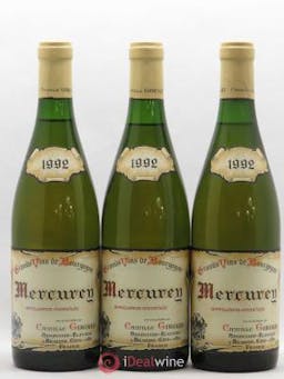 Mercurey Camille Giroud 1992 - Lot of 3 Bottles