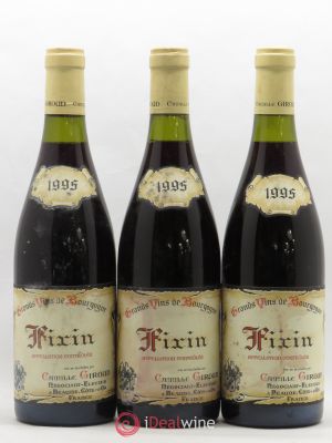 Fixin Camille Giroud (no reserve) 1995 - Lot of 3 Bottles