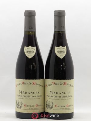 Maranges 1er Cru Le Croix Moines Camille Giroud 2002 - Lot of 2 Bottles