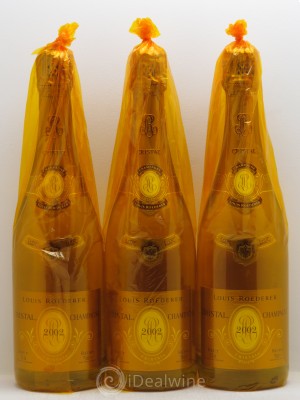 Cristal Louis Roederer  2002 - Lot of 3 Bottles