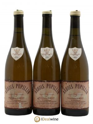 Arbois Pupillin Chardonnay (cire blanche) Overnoy-Houillon (Domaine)  2012 - Lot de 3 Bouteilles