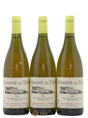 IGP Pays du Vaucluse (Vin de Pays du Vaucluse) Domaine des Tours E.Reynaud  2012 - Lot of 3 Bottles