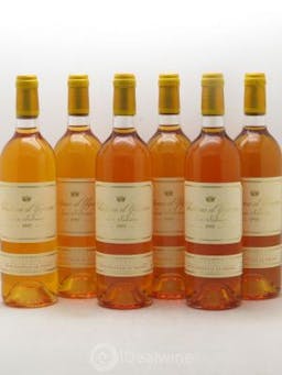 Château d'Yquem 1er Cru Classé Supérieur  1995 - Lot of 6 Bottles