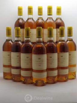 Château d'Yquem 1er Cru Classé Supérieur  1989 - Lot of 12 Bottles