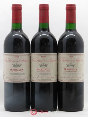 La Dame de Malescot  1995 - Lot of 3 Bottles