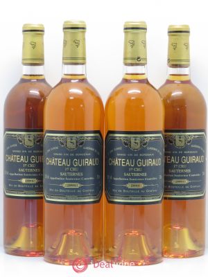 Château Guiraud 1er Grand Cru Classé  2001 - Lot de 4 Bouteilles