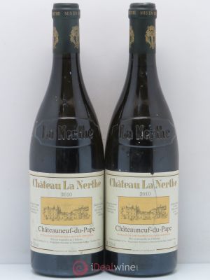 Châteauneuf-du-Pape Château la Nerthe Famille Richard  2010 - Lot of 2 Bottles