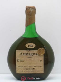 Armagnac Très vieille réserve des caves Fauchon 1868 - Lot of 1 Bottle