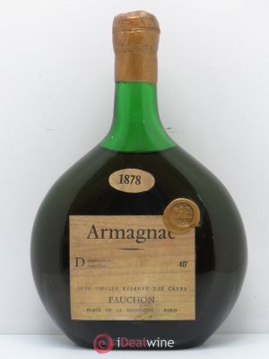 Armagnac Très vieille réserve des caves Fauchon 1878 - Lot of 1 Bottle