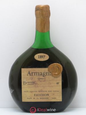 Armagnac Très vieille réserve des caves Fauchon 1897 - Lot of 1 Bottle