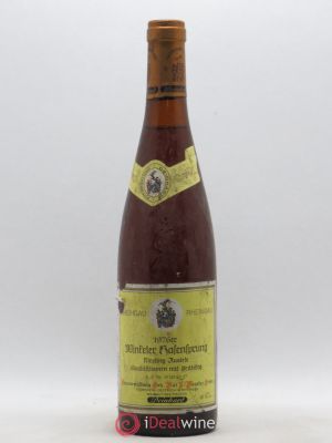 Allemagne Rheingau Rheingau Winkeler Hasensprung Riesling Auslese Weingut Des Hauses 1976 - Lot de 1 Bouteille