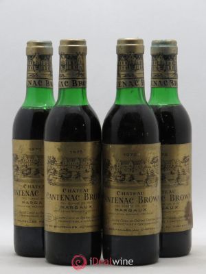 Château Cantenac Brown 3ème Grand Cru Classé  1978 - Lot de 4 Demi-bouteilles