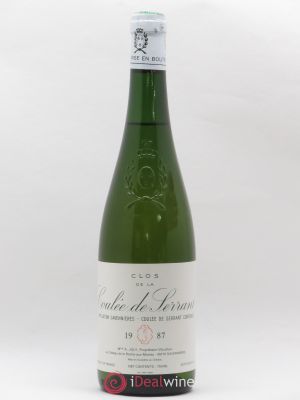 Savennières Clos de la Coulée de Serrant Vignobles de la Coulée de Serrant - Nicolas Joly  1987 - Lot of 1 Bottle