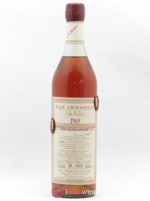 Bas-Armagnac J de Malliac Piquepoult Folle Blanche 1969 - Lot of 1 Bottle