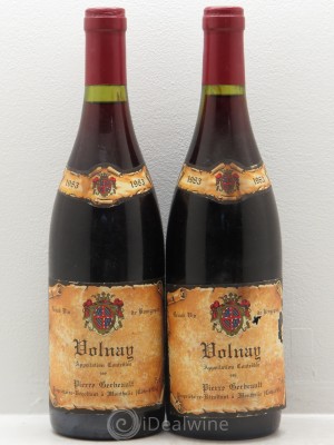 Volnay Domaine Pierre Gerbeault 1983 - Lot of 2 Bottles