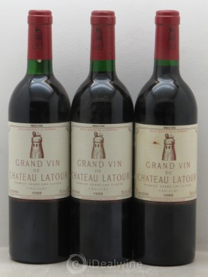 Château Latour 1er Grand Cru Classé  1988 - Lot of 3 Bottles
