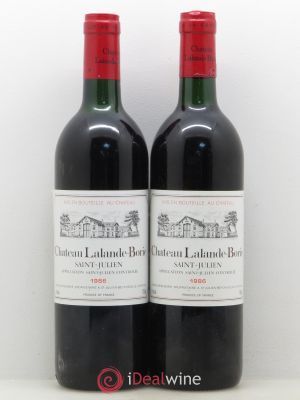 Château Lalande Borie  1986 - Lot of 2 Bottles