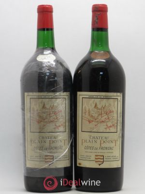 Fronsac Château Plain Point Côtes de Fronsac (sans prix de réserve) 1967 - Lot de 2 Magnums