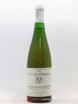 Coteaux du Layon Beaulieu Domaine D'Ambinos (no reserve) 1970 - Lot of 1 Bottle