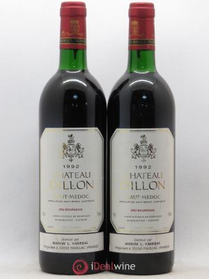 Château Dillon Cru Bourgeois  1992 - Lot of 2 Bottles