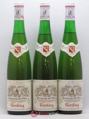 Riesling Auguste Gerber 1981 - Lot of 3 Bottles