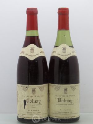 Volnay Moine père & fils 1978 - Lot of 2 Bottles