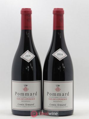Pommard 1er Cru Clos des Epeneaux Comte Armand  2010 - Lot of 2 Bottles