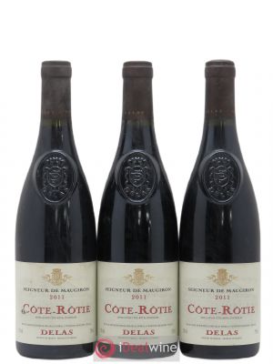 Côte-Rôtie Seigneur de Maugiron Delas Frères  2011 - Lot of 3 Bottles
