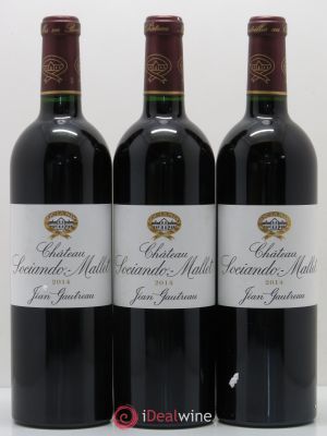 Château Sociando Mallet  2014 - Lot of 3 Bottles