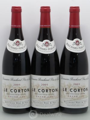 Corton Le Corton Bouchard Père et Fils  2005 - Lot of 3 Bottles