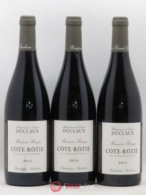 Côte-Rôtie Maison Rouge Duclaux  2015 - Lot of 3 Bottles