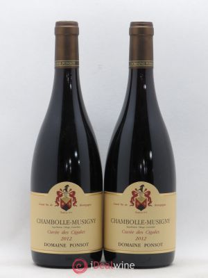 Chambolle-Musigny Cuvée des Cigales Ponsot (Domaine)  2012 - Lot de 2 Bouteilles