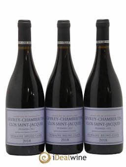 Gevrey-Chambertin 1er Cru Clos Saint-Jacques Bruno Clair (Domaine)  2018 - Lot de 3 Bouteilles