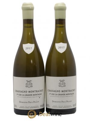 Chassagne-Montrachet 1er Cru La Grande Montagne Paul Pillot (Domaine)  2017 - Lot of 2 Bottles