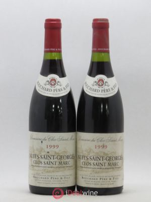 Nuits Saint-Georges 1er Cru Clos Saint Marc Bouchard Père et fils 1999 - Lot of 2 Bottles