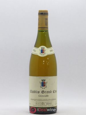 Chablis Grand Cru Grenouilles Jean-Paul & Benoît Droin (Domaine)  1995 - Lot of 1 Bottle