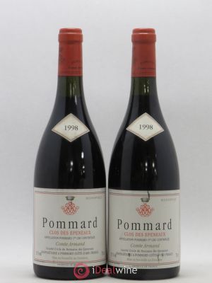 Pommard 1er Cru Clos des Epeneaux Comte Armand  1998 - Lot of 2 Bottles