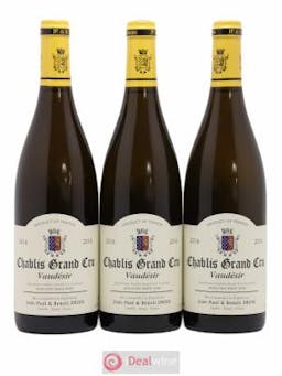 Chablis Grand Cru Vaudésir Jean-Paul & Benoît Droin (Domaine)  2016 - Lot of 3 Bottles