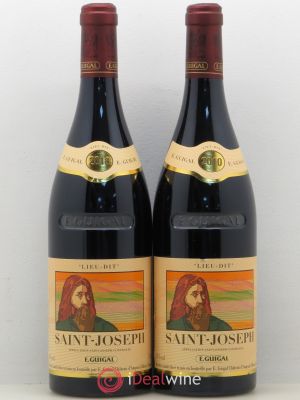 Saint-Joseph Lieu-dit Saint-Joseph Guigal  2010 - Lot of 2 Bottles