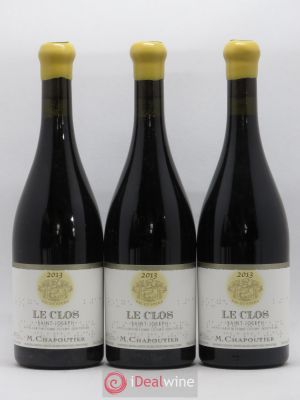 Saint-Joseph Le Clos Chapoutier  2013 - Lot of 3 Bottles