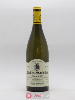 Chablis Grand Cru Grenouille Jean-Paul & Benoît Droin (Domaine)  2014 - Lot of 1 Bottle