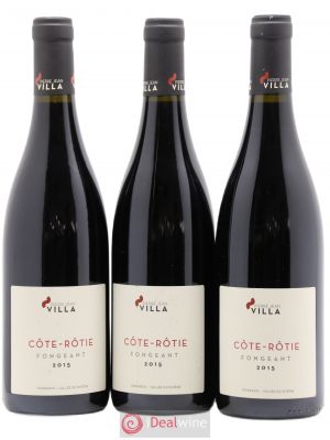 Côte-Rôtie Fongeant Pierre-Jean Villa 2015 - Lot of 3 Bottles