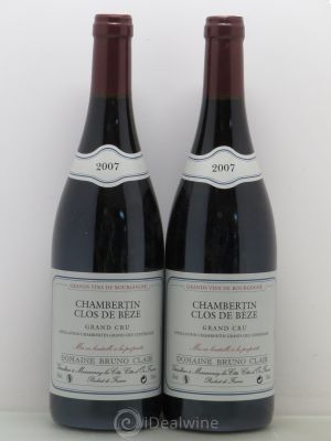 Chambertin Clos de Bèze Grand Cru Clos de Bèze Bruno Clair (Domaine)  2007 - Lot de 2 Bouteilles