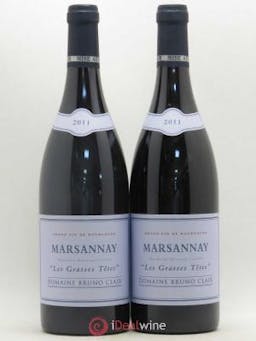 Marsannay Les Grasses Tetes Bruno Clair (Domaine)  2011 - Lot of 2 Bottles