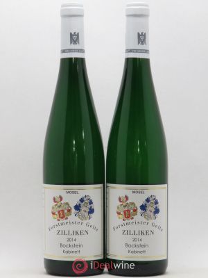 Riesling Forstmeister Geltz Bockstein Kabinett Grosse Lage Zilliken 2014 - Lot of 2 Bottles