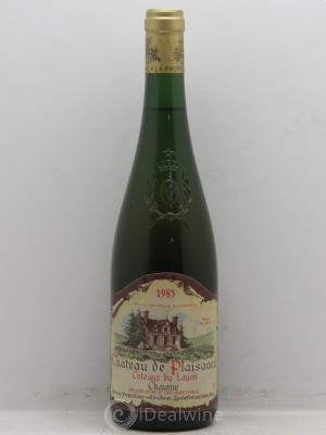 Coteaux du Layon Château de Plaisance Rochais 1985 - Lot of 1 Bottle