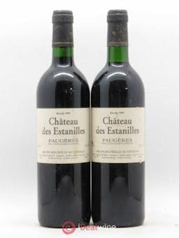 Faugères Château des Estanilles Tradition Michel Louison  1999 - Lot of 2 Bottles