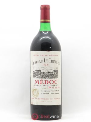 - Médoc Château Le Tréhon 1975 - Lot of 1 Magnum